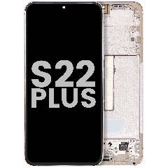 OLED Assembly With Frame For Samsung Galaxy S22 Plus 5G (Used OEM Pull: Grade A) (Pink Gold)