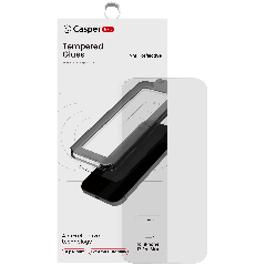 Casper Snap Tempered Glass Compatible For iPhone 17 Pro Max (Retail Pack) (AR Clear)