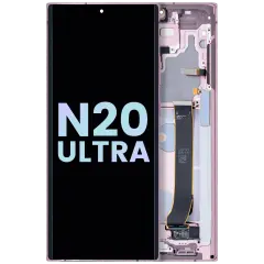 OLED Assembly With Frame For Samsung Galaxy Note 20 Ultra 5G (Service Pack) (Mystic Bronze)