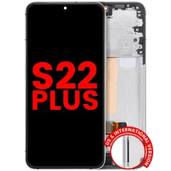 OLED Assembly With Frame For Samsung Galaxy S22 Plus 5G (US & International Version) (Aftermarket Plus) (White)