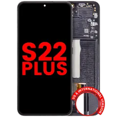OLED Assembly With Frame For Samsung Galaxy S22 Plus 5G (US & International Version) (Aftermarket Plus) (Phantom Black)