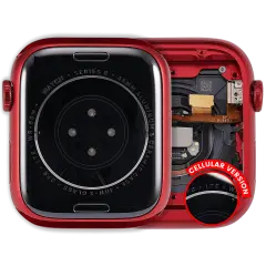 Housing Assembly Compatible For Watch Series 8 (45MM) (Aluminum/Red) (Cellular Version)