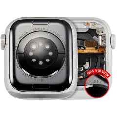 Housing Assembly Compatible For Watch Series 9 (41MM) (Aluminum/Silver) (GPS Version)