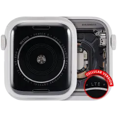 Housing Assembly Compatible For Watch Series 5 (40MM) (Used OEM Pull: Grade A) (Cellular Version) (Aluminum / Silver)