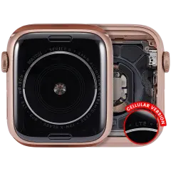 Housing Assembly Compatible For Watch Series 5 (44MM) (Used OEM Pull: Grade A) (Aluminum/Gold) (Cellular Version)