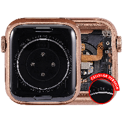 Housing Assembly Compatible For Watch Series 6 (40MM) (Used OEM Pull: Grade A) (Cellular Version) (Aluminum / Rose Gold)