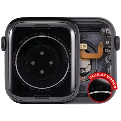 Housing Assembly Compatible For Watch Series 6 (44MM) (Used OEM Pull: Grade A) (Cellular Version) (Aluminum / Space Black)