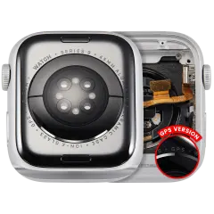 Housing Assembly Compatible For Watch Series 9 (45MM) (Aluminum/Silver) (GPS Version)