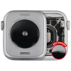 Housing Assembly Compatible For Watch Series SE 2nd (40MM) (Aluminum/Silver) (GPS Version)