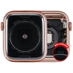Housing Assembly Compatible For Watch Series SE 1st (44MM) (Used OEM Pull: Grade A) (Aluminum/Gold) (GPS Version)