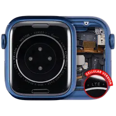 Housing Assembly Compatible For Watch Series 7 (41MM) (Used OEM Pull: Grade A) (Cellular Version) (Aluminum / Blue)