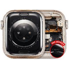 Housing Assembly Compatible For Watch Series 7 (41MM) (Used OEM Pull: Grade A) (Aluminum/Starlight) (GPS Version)