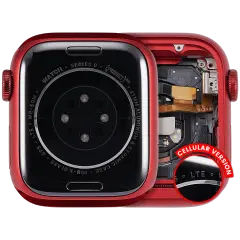 Housing Assembly Compatible For Watch Series 8 (41MM) (Aluminum/Red) (Cellular Version)