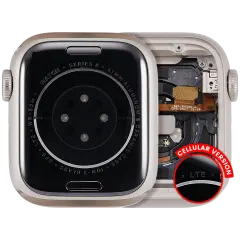 Housing Assembly Compatible For Watch Series 8 (41MM) (Used OEM Pull: Grade A) (Cellular Version) (Aluminum / Starlight)