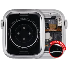 Housing Assembly Compatible For Watch Series 8 (41MM) (Used OEM Pull: Grade A)) (Cellular Version) (Aluminum / Silver)