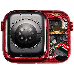 Housing Assembly Compatible For Watch Series 8 (41MM) (Aluminum/Red) (GPS Version)
