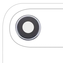 Back Camera Lens With Bracket & Bezel For iPhone Air (3 Piece Set) (Premium) (Sky Blue)