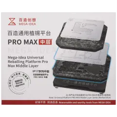 Mega-Idea Universal Middle Frame Reballing Platform iPhone 17 Series (Qianli)