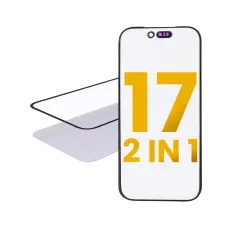 2 in 1 (Front Glass + OCA Pre-Installed) For iPhone 17 (2 Pack) (OCA Master)