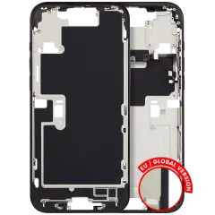 Mid-Frame Housing  W/ Small Parts For iPhone 16 Pro Max (EU / Global Version) (Used OEM Pull: Grade B) (Black Titanium)