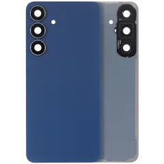 Back Cover Glass With Camera Lens For Samsung Galaxy S25 FE (No Logo) (Aftermarket Plus) (Navy)