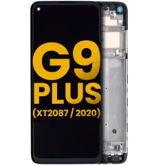 LCD Assembly With Frame For Motorola Moto G9 Plus (XT2087 / 2020) (Refurbished) (All Colors)