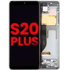 OLED Assembly With Frame For Samsung Galaxy S20 Plus 5G (Aftermarket Plus) (Cosmic Gray)