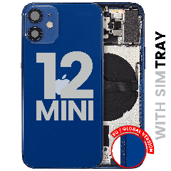 Carcasa trasera con piezas pequeñas para iPhone 12 Mini (versión UE / global) (Original usada · grado B)