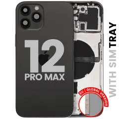 Carcasa trasera con piezas pequeñas para iPhone 12 Pro Max (versión UE / global) (Original usada · grado B)