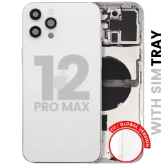 Carcasa trasera con piezas pequeñas para iPhone 12 Pro Max (versión UE / global) (Original usada · grado A)