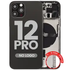 Back Housing W/ Small Parts For iPhone 12 Pro (EU / Global Version) (Aftermarket Plus) (Graphite)