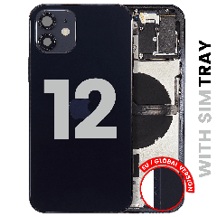Carcasa trasera con piezas pequeñas para iPhone 12 (versión UE / global) (Original usada · grado C)