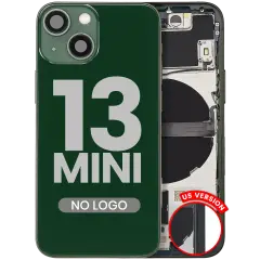 Back Housing W/ Small Parts For iPhone 13 Mini (US Version) (Aftermarket Plus) (Alpine Green)