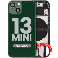 Back Housing W/ Small Parts For iPhone 13 Mini (EU / Global Version) (Aftermarket Plus) (Green)