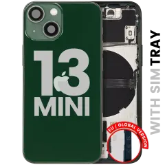 Carcasa trasera con piezas pequeñas para iPhone 13 Mini (versión UE / global) (Original usada · grado C)