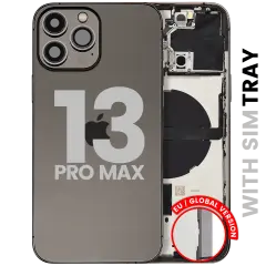 Carcasa trasera con piezas pequeñas para iPhone 13 Pro Max (versión UE / global) (Original usada · grado B)