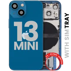 Scocca posteriore con flex del connettore di ricarica e piccole parti per iPhone 13 Mini (Versione UE / globale) (Originale usato · grado A)