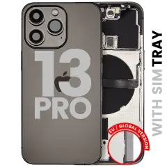 Carcasa trasera con piezas pequeñas para iPhone 13 Pro (versión UE / global) (Original usada · grado C)