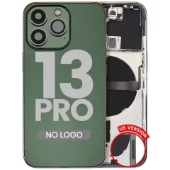 Back Housing W/ Small Parts For iPhone 13 Pro (US Version) (Aftermarket Plus) (Alpine Green)