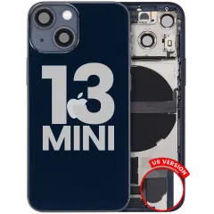Carcasa trasera con flex de carga y piezas pequeñas para iPhone 13 Mini (versión EE. UU.) (Original usada · grado C)