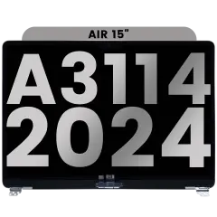 Complete LCD Display Assembly Compatible For MacBook Air 15" (A3114 / 2024) (Genuine OEM) (Starlight)