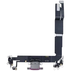 Charging Port Flex Cable With Board For iPhone 16 Plus (Genuine OEM) (Pink)