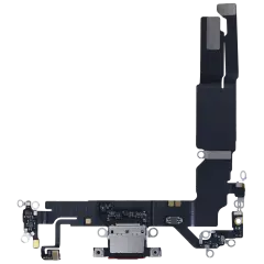 Charging Port Assembly For iPhone 16 (mmWave) (Genuine OEM) (Black)