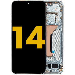 OLED Assembly With Frame For Xiaomi 14 (Refurbished) (Jade Green)