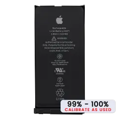 Replacement Battery for iPhone 12 Mini (Used OEM Pull: Grade A / SOH 99% to 100%)