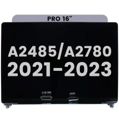 Complete LCD Display Assembly For MacBook Pro 16" A2485 (2021)  Pro /  Max / A2780 (2023)  (Genuine OEM) (Space Gray)