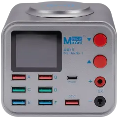 Dianba No.1 22W 8-Port Charger with Wireless Charger and Power Supply Built In (MaAnt)