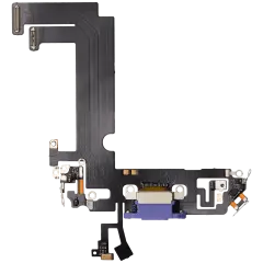 Charging Port Flex Cable For iPhone 12 Mini (Aftermarket Plus) (Purple)