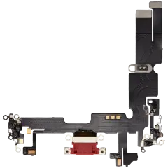 Charging Port Flex Cable For iPhone 14 Plus (Aftermarket Plus) (Red)