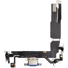 Charging Port Flex Cable For iPhone 16 (Aftermarket Plus) (Ultramarine)